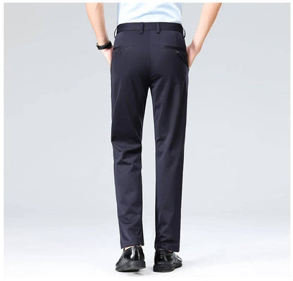 Herren Leichte Stretch Schlanke Passform Anzughose