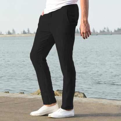 Men's Breathable Lightweight Linen Pants