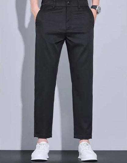 Ankle Straight Fit Pants For Men