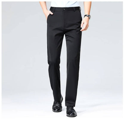 Herren Leichte Stretch Schlanke Passform Anzughose