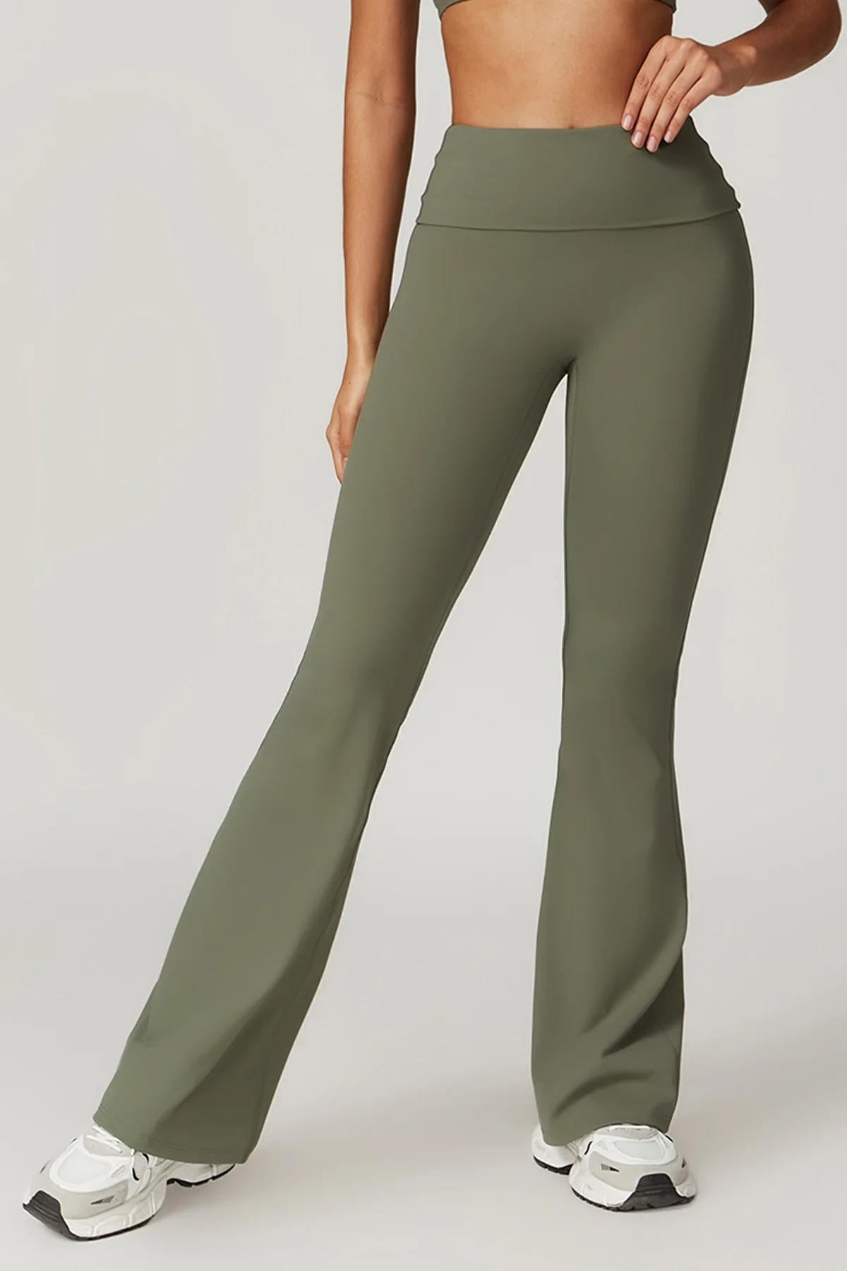 High Waisted Yoga Pants With Tummy Control
