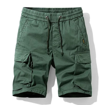 Men Summer New Multi Pockets Cotton Cargo Shorts
