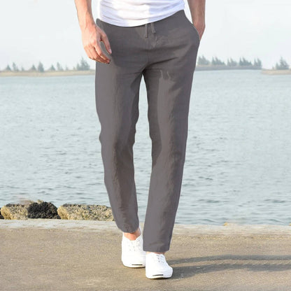 Men's Breathable Lightweight Linen Pants