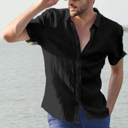 Men's Summer Linen Shirt - Light And Breathable