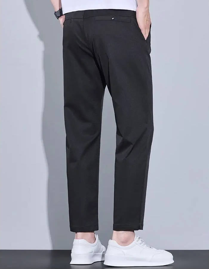 Ankle Straight Fit Pants For Men