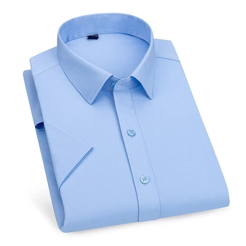 Men's Long Sleeve Dress Shirts Without Pockets
