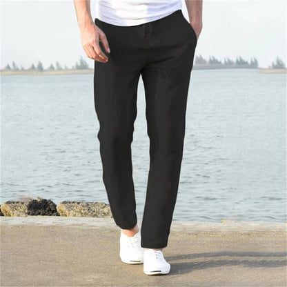 Men's Breathable Lightweight Linen Pants