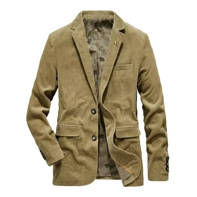 Heren Klassieke Corduroy Blazer