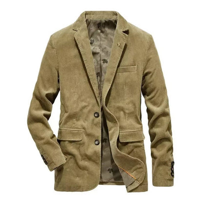 Heren Klassieke Corduroy Blazer