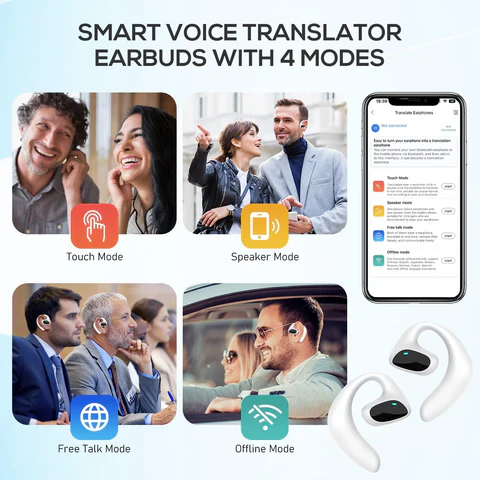 Écouteurs de traduction linguistique