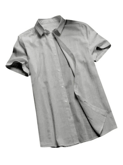 Men's Summer Linen Shirt - Light And Breathable