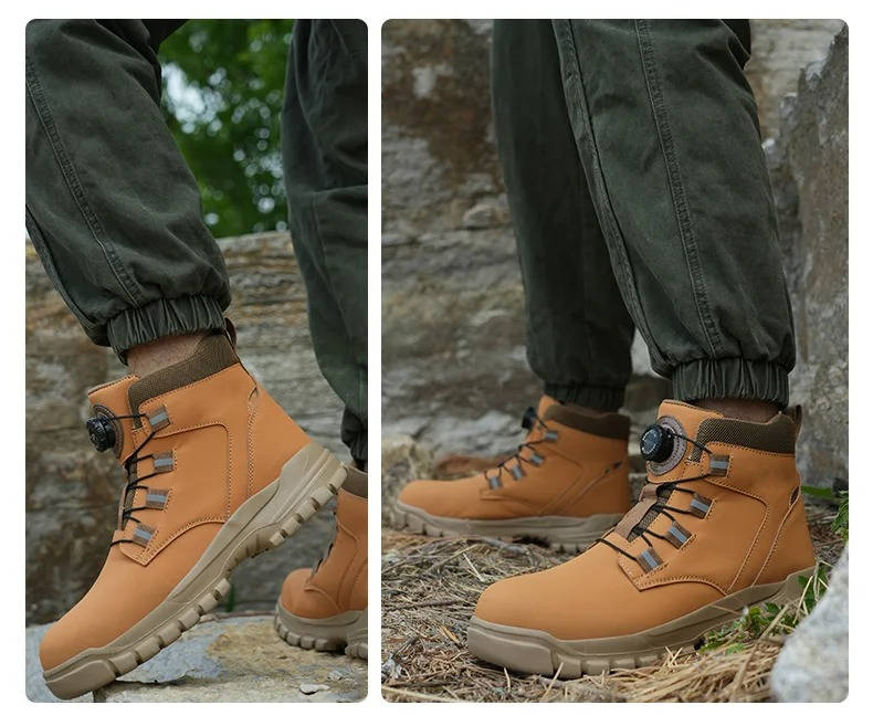Steel Toe Work Boots Waterproof Slip Resistant
