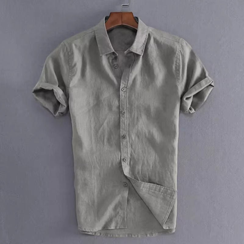 Men's Summer Linen Shirt - Light And Breathable