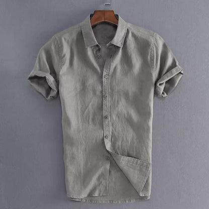 Men's Summer Linen Shirt - Light And Breathable