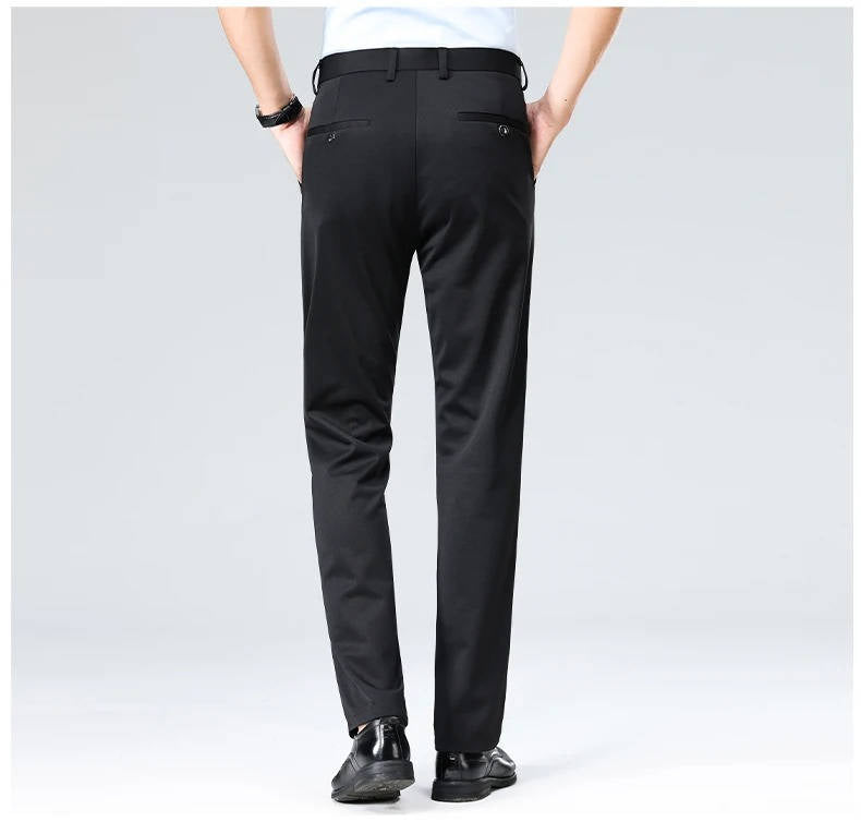 Herren Leichte Stretch Schlanke Passform Anzughose