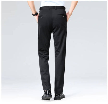 Herren Leichte Stretch Schlanke Passform Anzughose