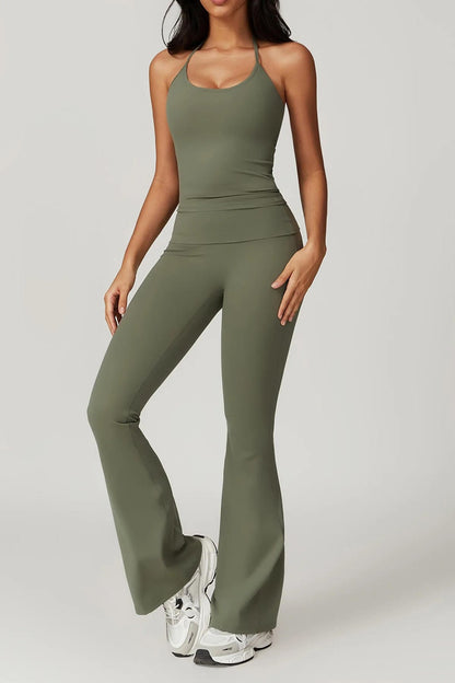 High Waisted Yoga Pants With Tummy Control