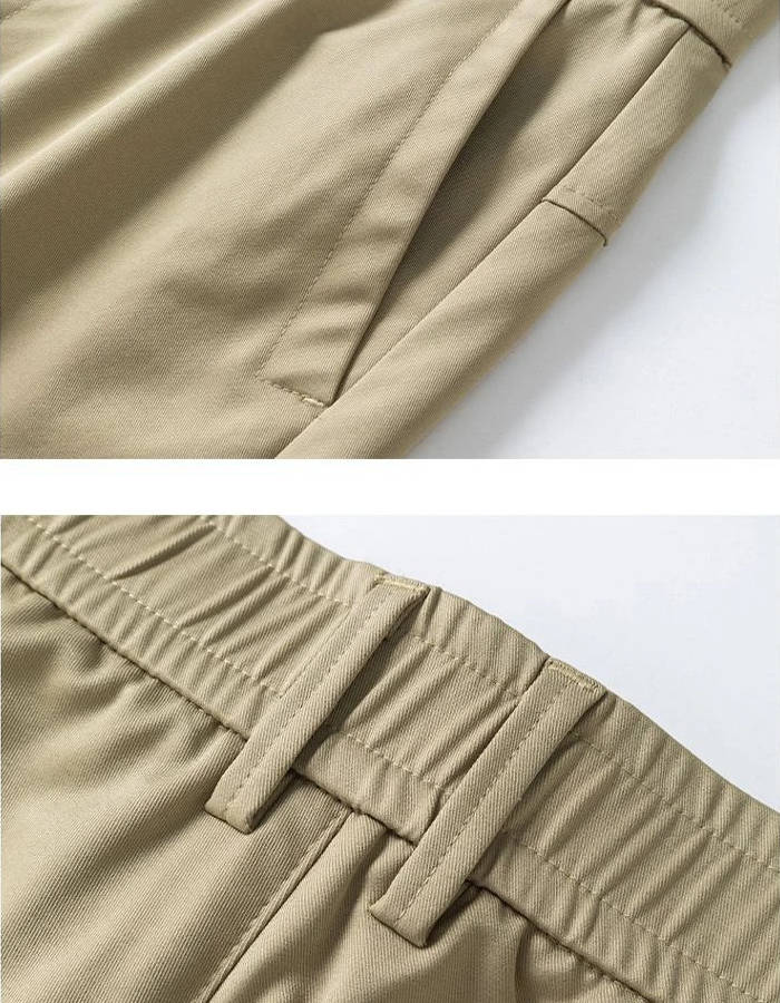 Ankle Straight Fit Pants For Men