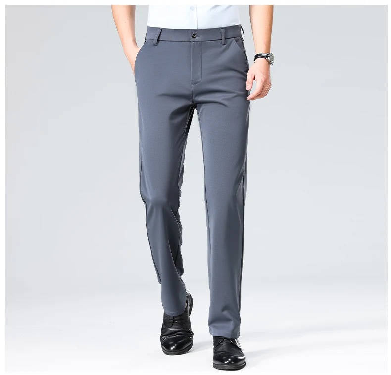 Herren Leichte Stretch Schlanke Passform Anzughose