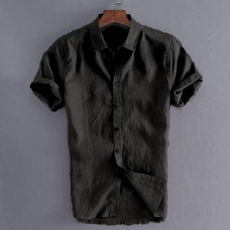 Men's Summer Linen Shirt - Light And Breathable