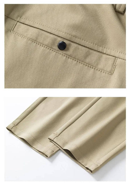 Ankle Straight Fit Pants For Men