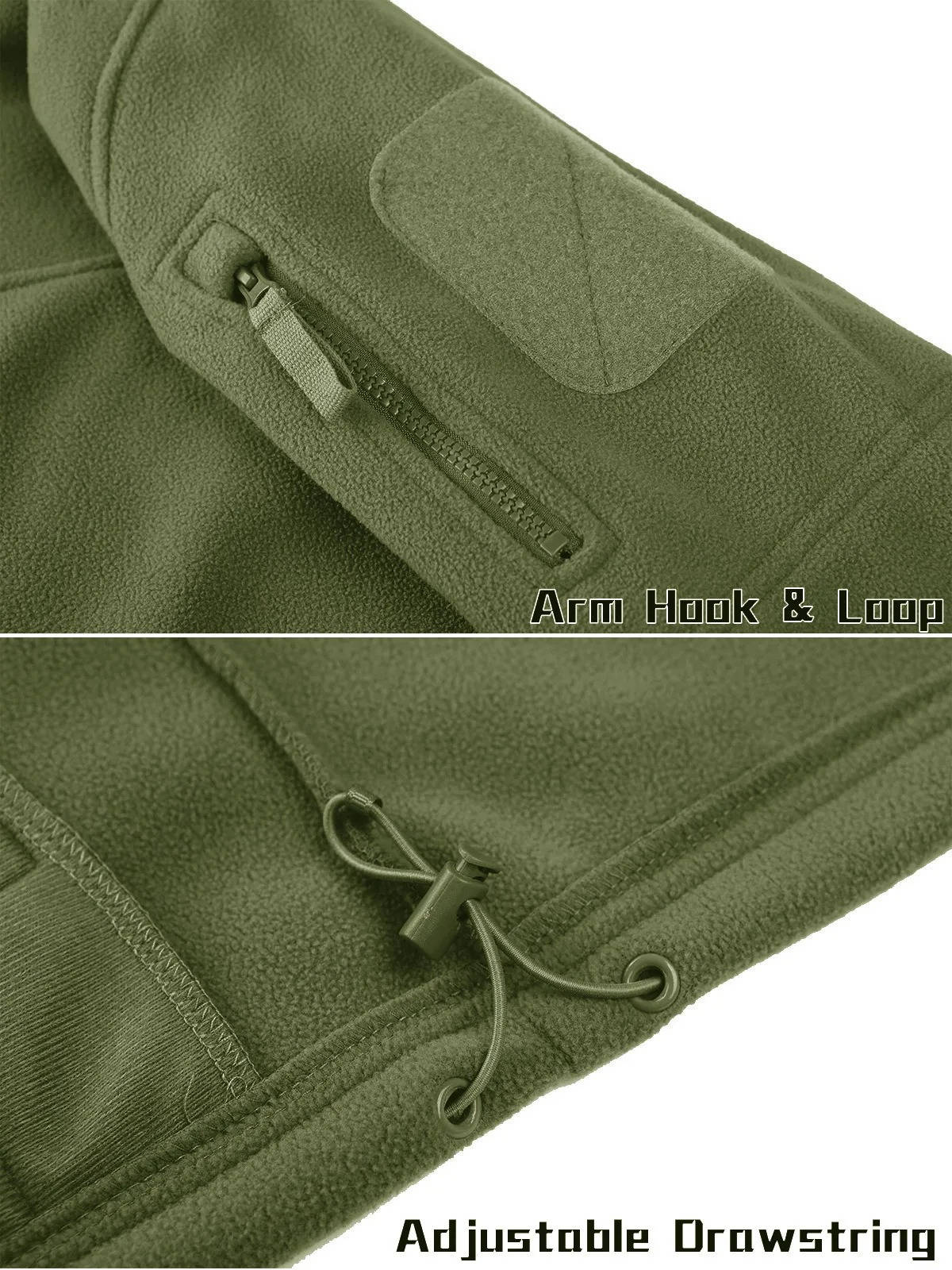 Mens Fleece Jacket Full Zip