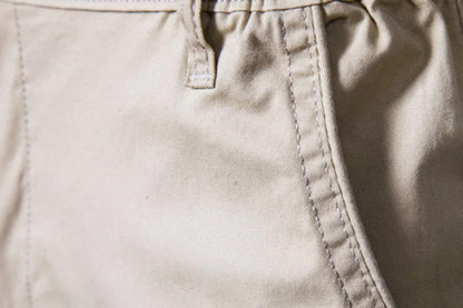 Mens Cotton Chino Shorts With Pockets