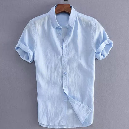 Men's Summer Linen Shirt - Light And Breathable