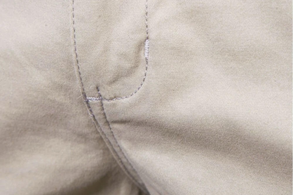 Mens Cotton Chino Shorts With Pockets