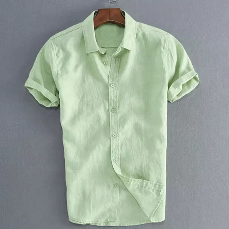 Men's Summer Linen Shirt - Light And Breathable