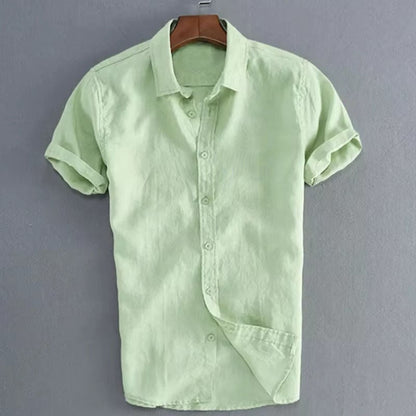 Men's Summer Linen Shirt - Light And Breathable
