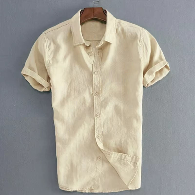 Men's Summer Linen Shirt - Light And Breathable