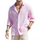 Mens Long Sleeve Button Down Linen Shirts