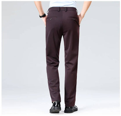 Herren Leichte Stretch Schlanke Passform Anzughose