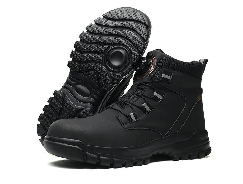 Steel Toe Work Boots Waterproof Slip Resistant