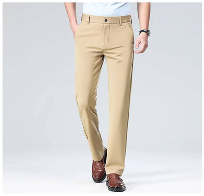 Herren Leichte Stretch Schlanke Passform Anzughose