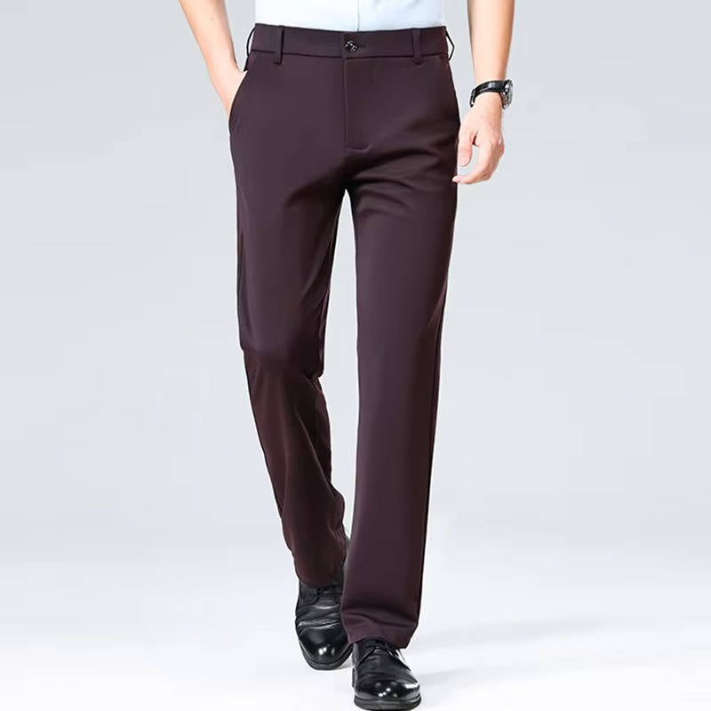 Herren Leichte Stretch Schlanke Passform Anzughose