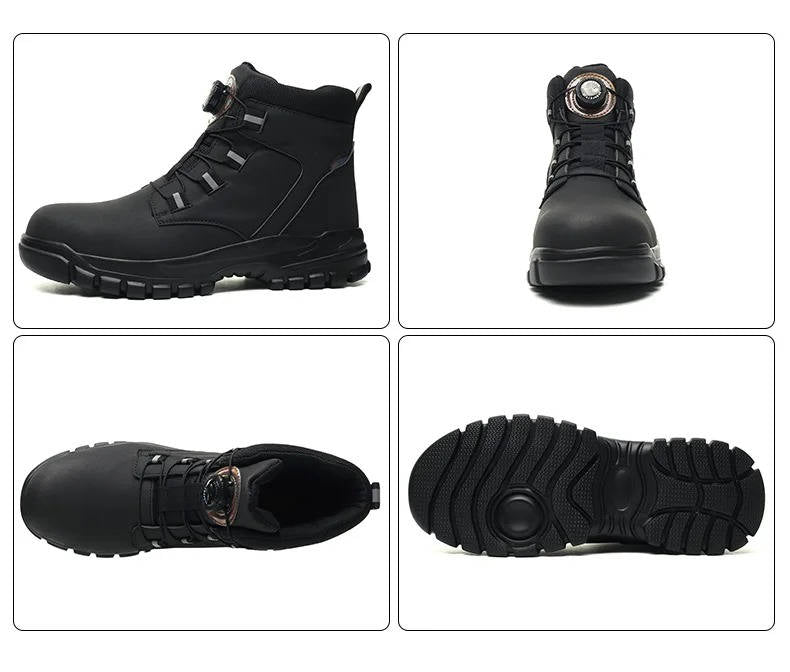 Steel Toe Work Boots Waterproof Slip Resistant