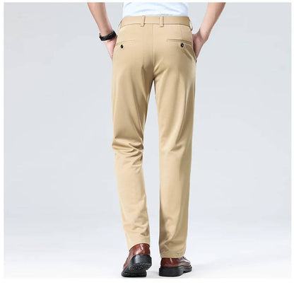 Herren Leichte Stretch Schlanke Passform Anzughose