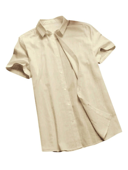Men's Summer Linen Shirt - Light And Breathable