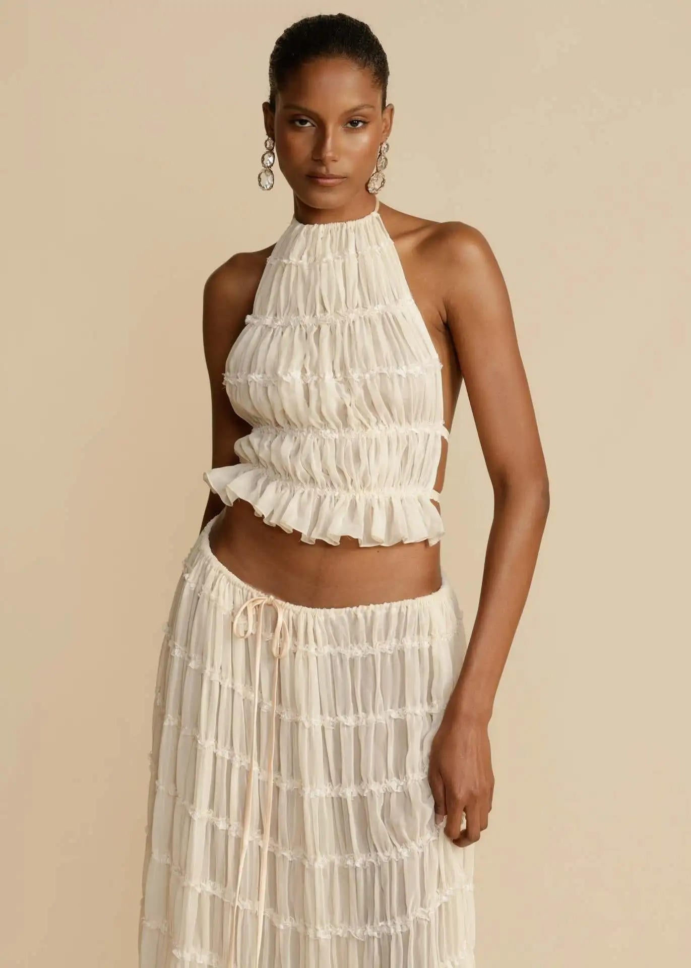 Boho Backless Maxi Summer Dress