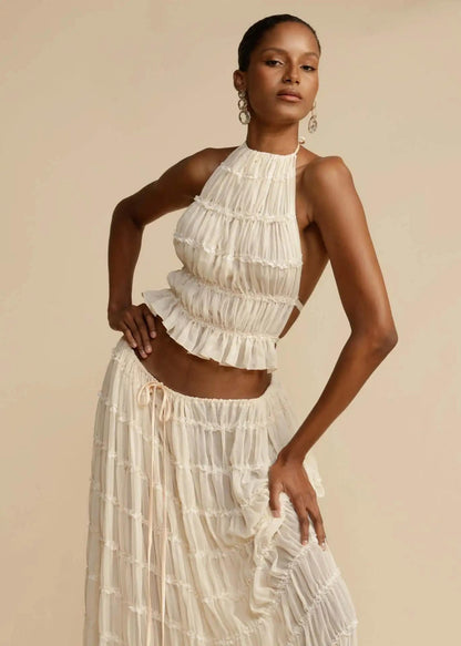 Boho Backless Maxi Summer Dress