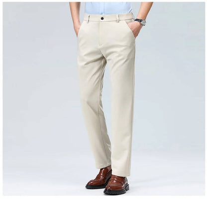 Herren Leichte Stretch Schlanke Passform Anzughose