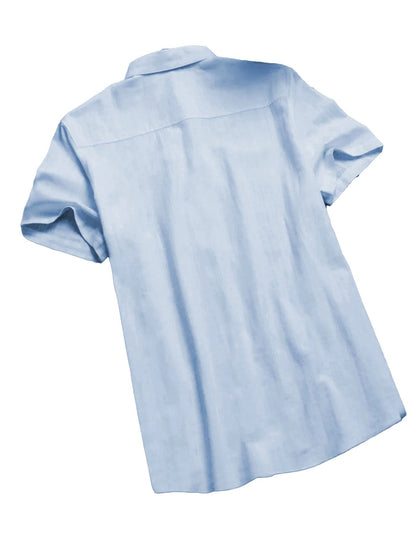Men's Summer Linen Shirt - Light And Breathable