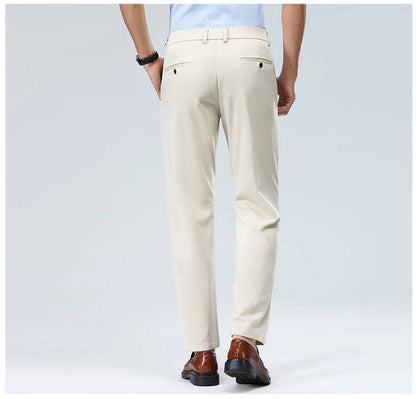 Herren Leichte Stretch Schlanke Passform Anzughose