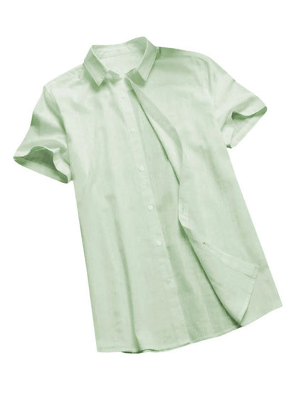 Men's Summer Linen Shirt - Light And Breathable