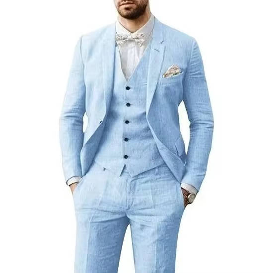 Men's Casual Linen Suits