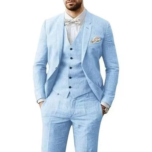 Men's Casual Linen Suits