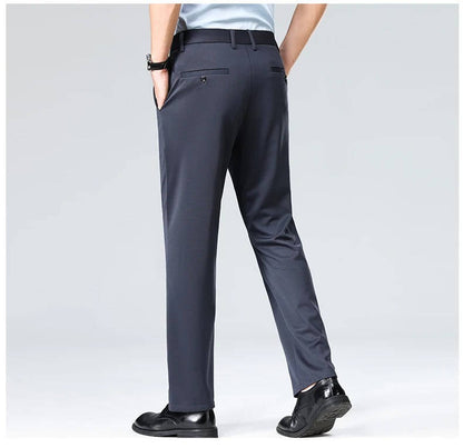 Herren Leichte Stretch Schlanke Passform Anzughose