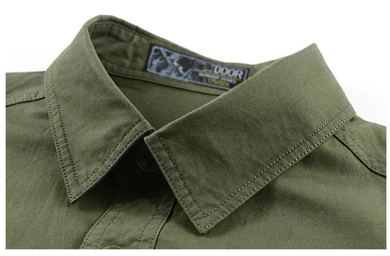 Mens Cargo Shirt Short Sleeve